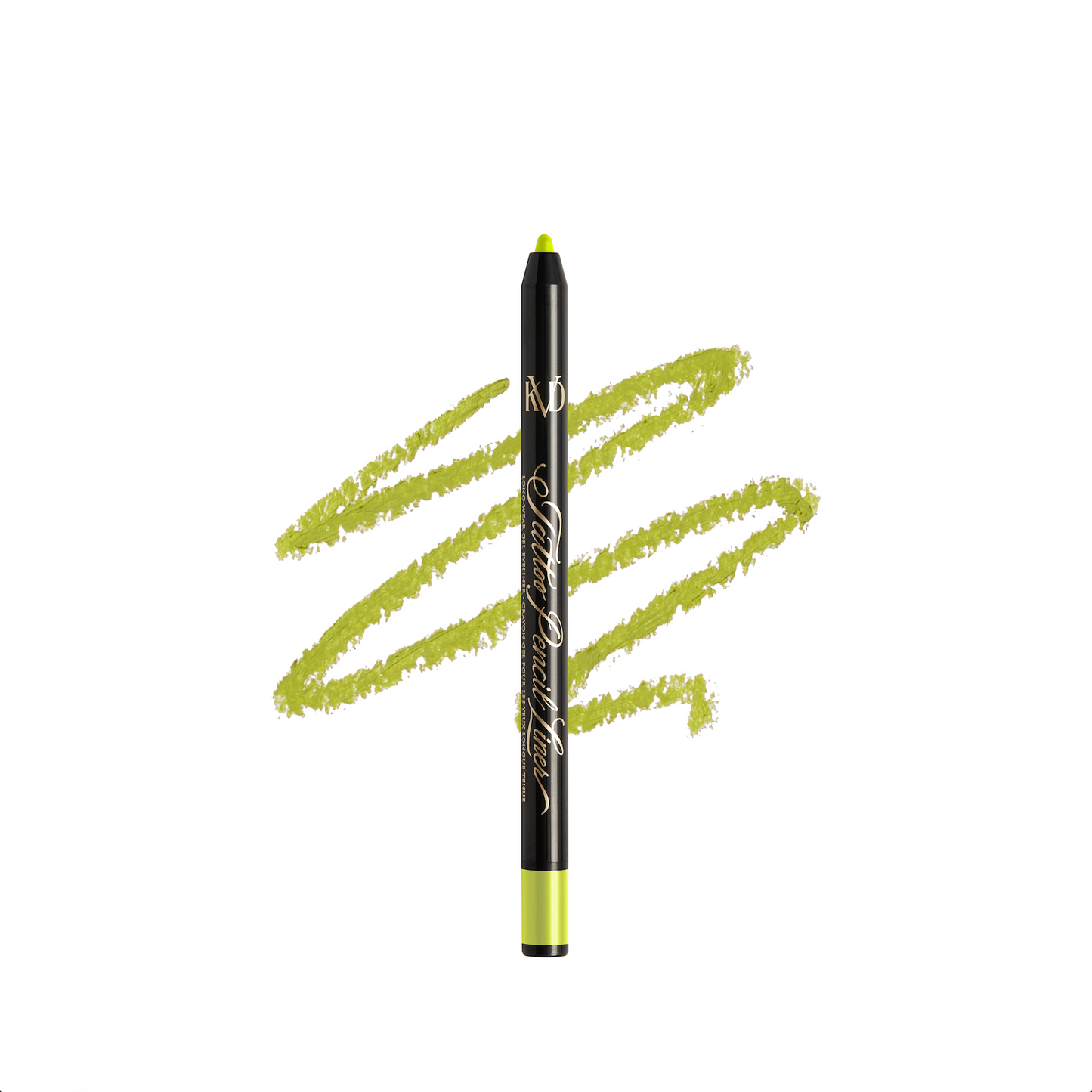 Tattoo Pencil Liner with smear in shade Radium Green
