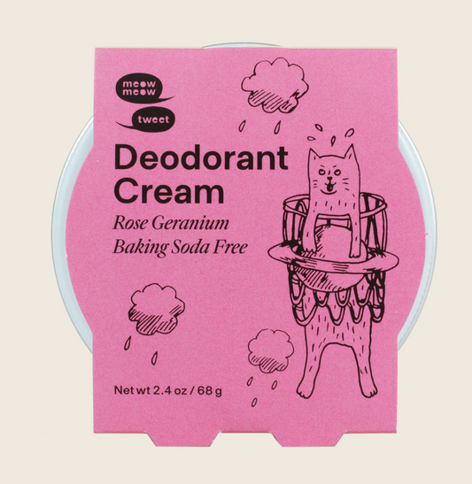 Meow Meow Tweet Baking Soda-Free Deodorant Cream