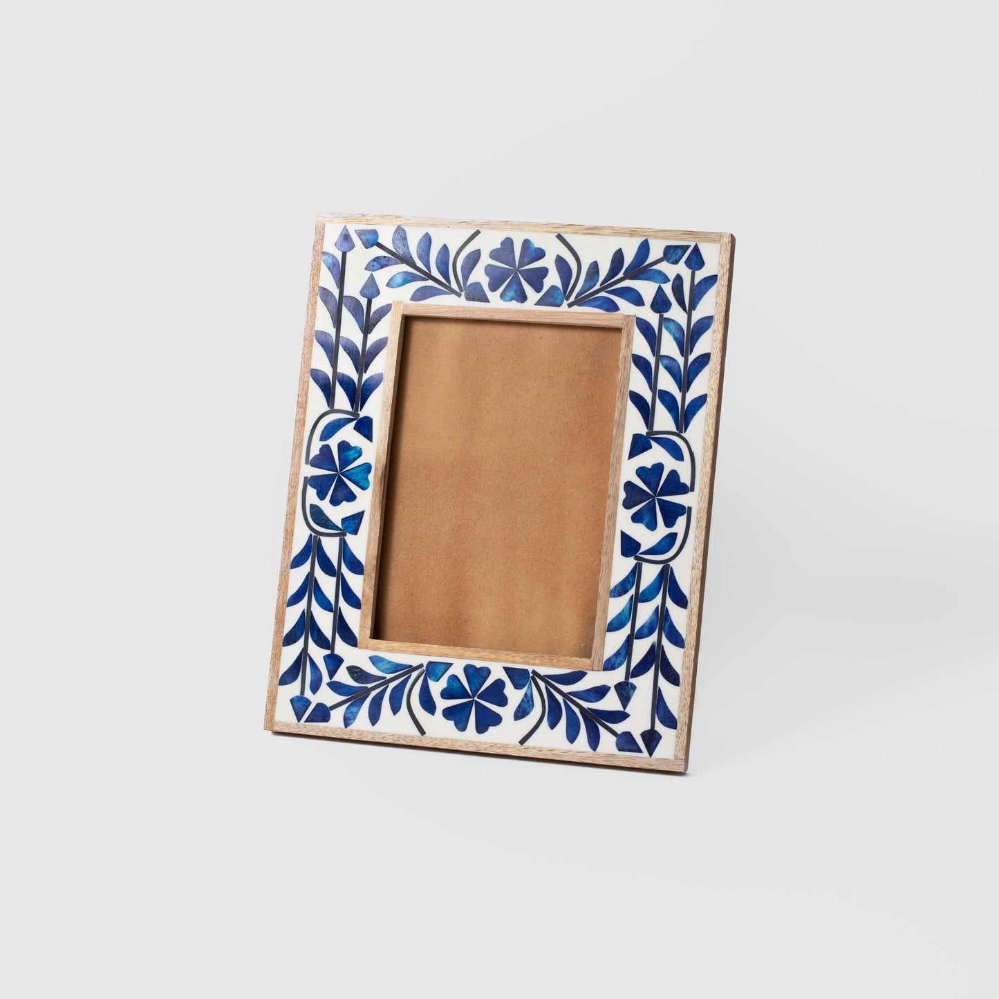 Blue Belle Inlay Photo Frame