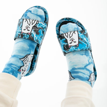 Nikola Slides (Black/Blue)