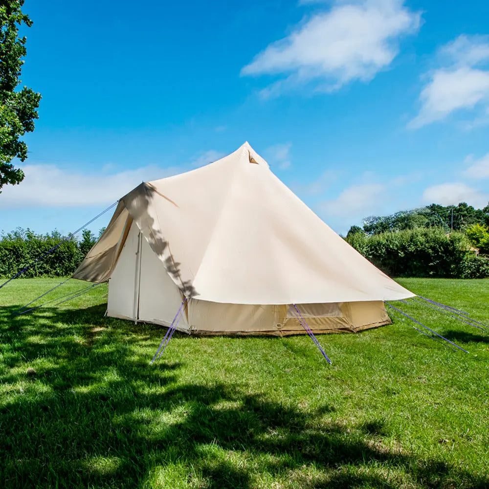 boutique camping bell tent porch curved canopy awning glamping bell tent