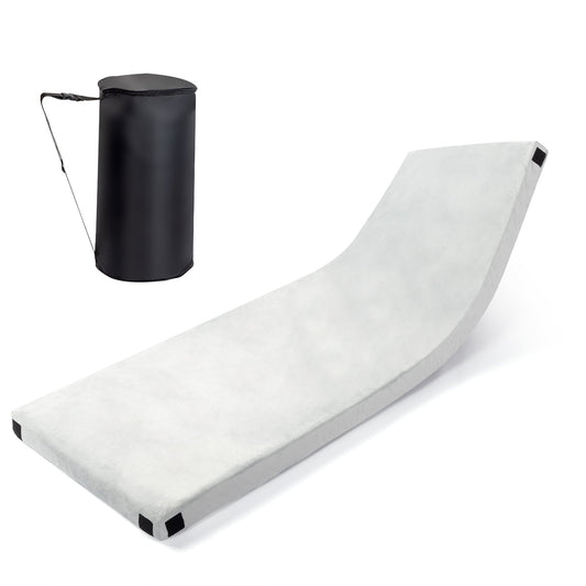 UBesGoo Memory Foam 3.0-inch Camping Mattress Portable Roll-Up Sleeping Mat with Pillow, Outdoor, Gray