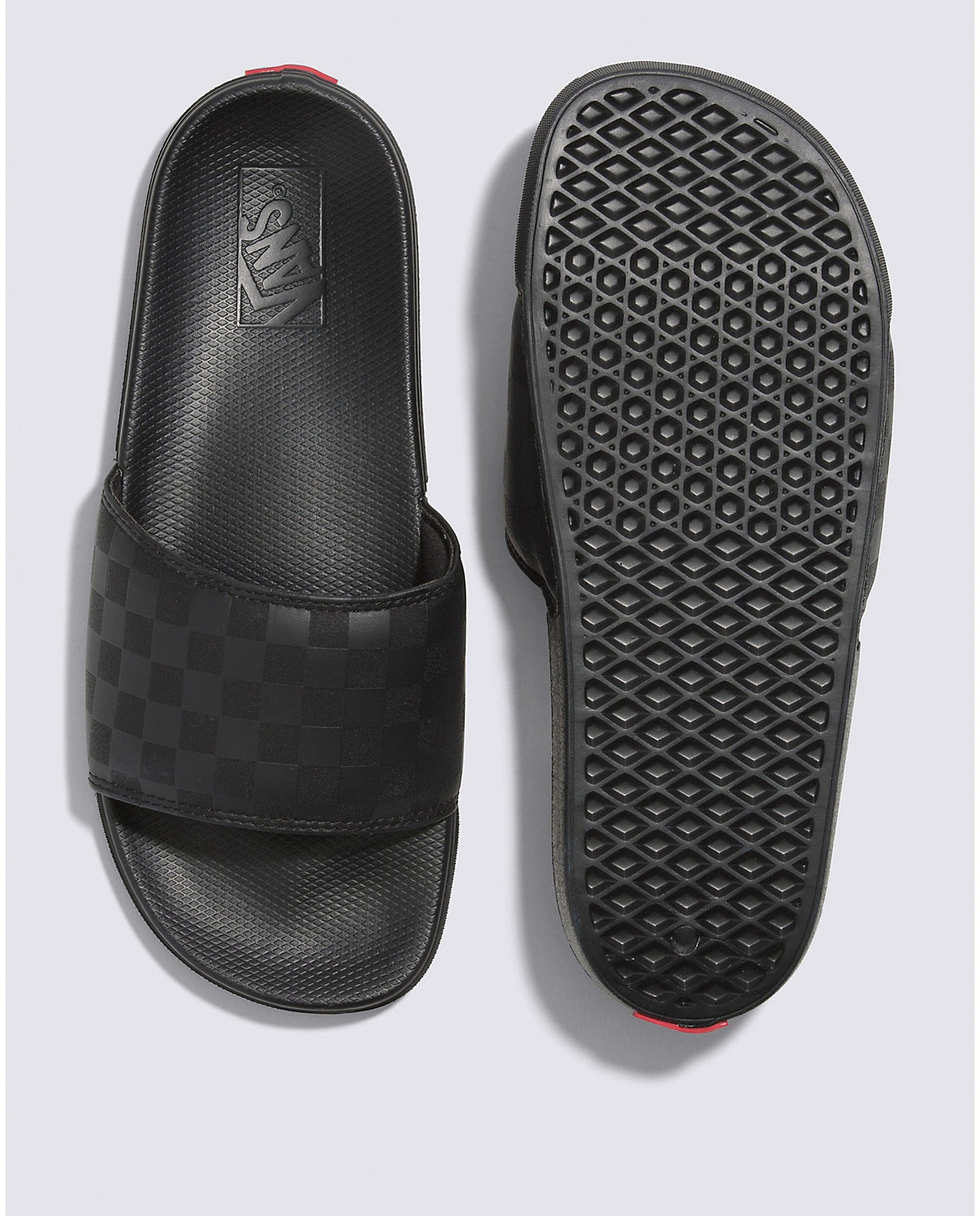 VANS Unisex La Costa Slide - Checkerboard Black