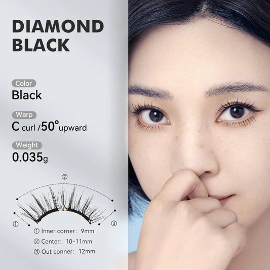 WOSADO Magnetic Lashes No.7 Diamond Black