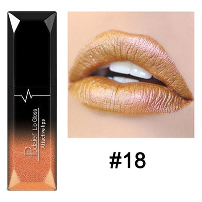 Waterproof Nude Matte Velvet Glossy Lip Gloss Lipstick Lip Balm BENNYS