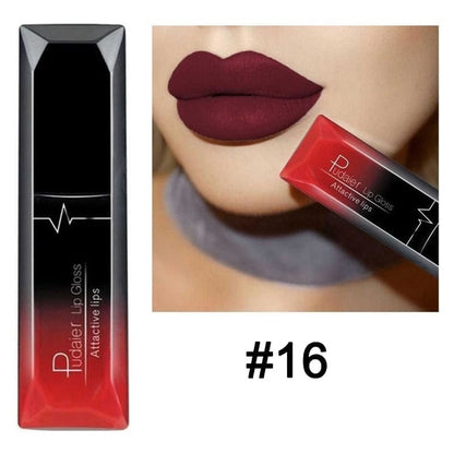 Waterproof Nude Matte Velvet Glossy Lip Gloss Lipstick Lip Balm BENNYS