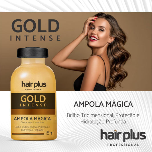 Hair Plus Gold Intense Ampola Mágica