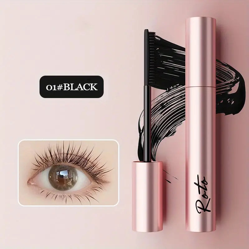 Waterproof Curling Mascara: Dramatically Boost Your Lashes with Easy Shaping, Smudge-Proof & Cruelty-Free Formula (Black)
