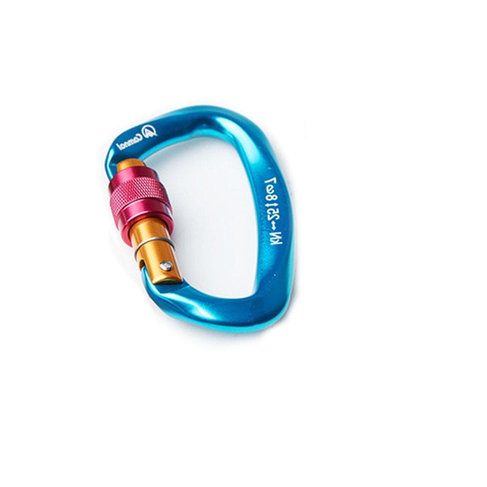 ABIDE Safety Carabiner Sturdy Climbing Equipment Locking Accessories D-Shaped Outdoor Sport Tool Protective Buckle for Body Protecting