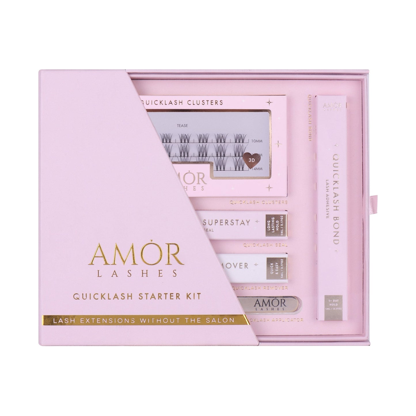 Amor Lashes QuickLash Starter Kit [Tease 10/12/14mm]