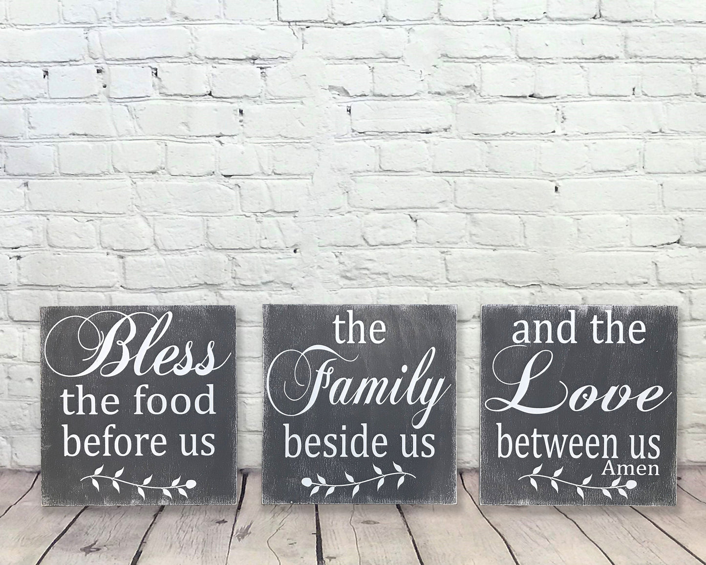 Bless The Food Before Us Dining Room Wood Wall Decor