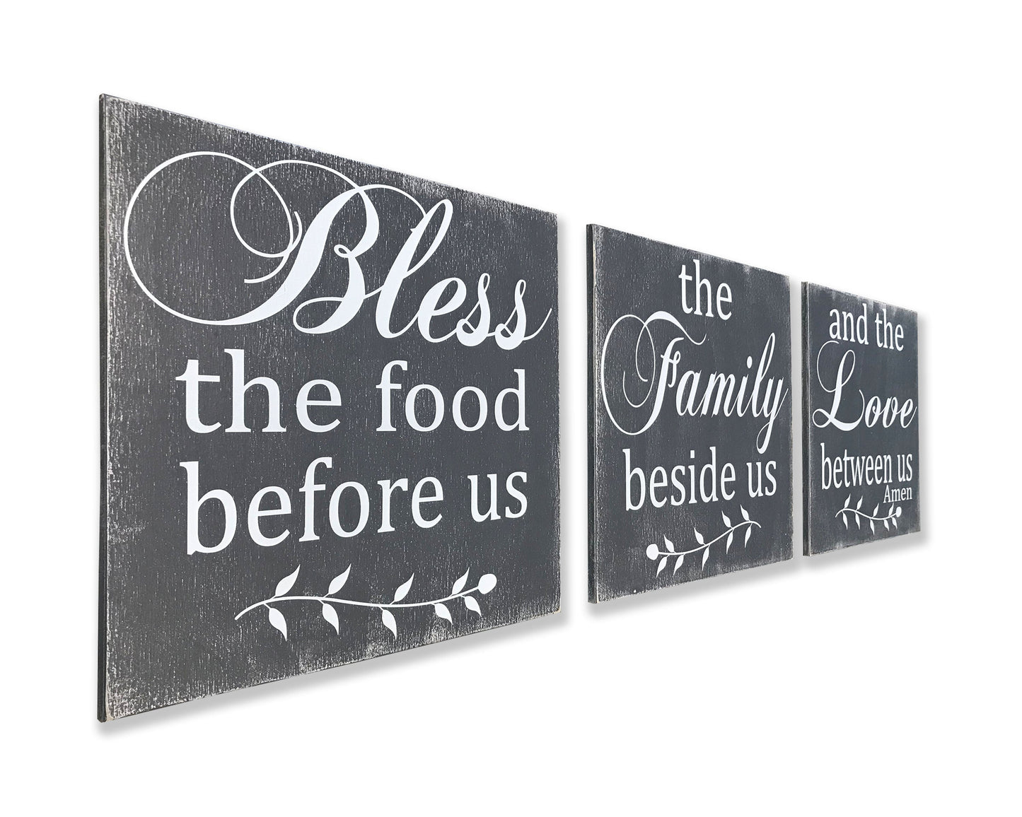 Bless The Food Before Us Dining Room Wood Wall Decor