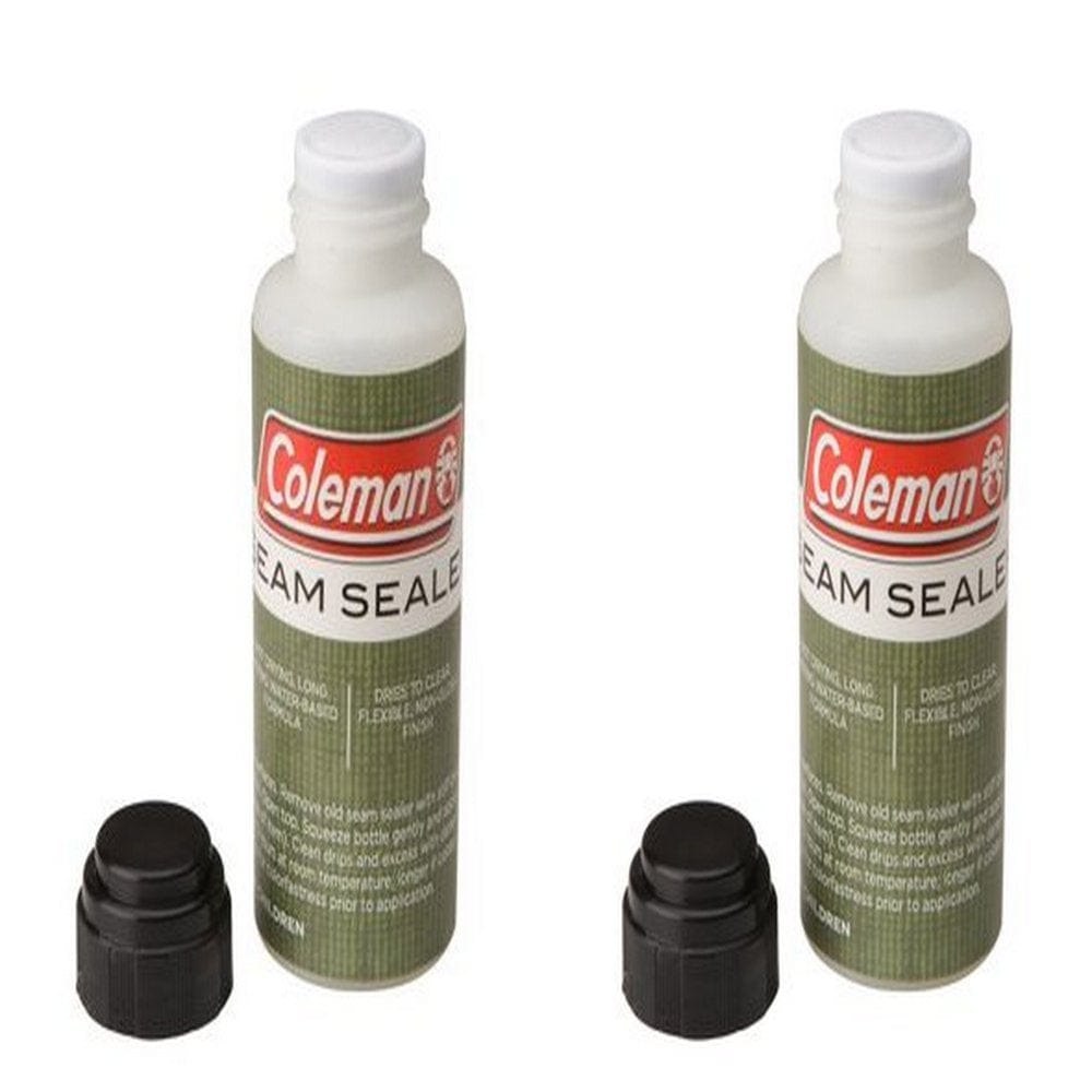Coleman 2 Oz. Waterproof Clear Seam Sealer for Tents and Backpacks - Pack of 2