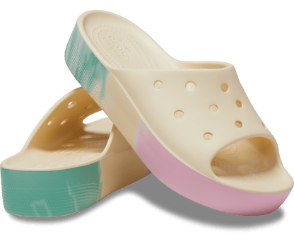 Crocs Unisex Classic Platform Ombre Slide - Vanilla