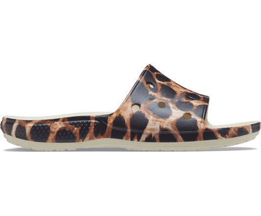Crocs Unisex Classic Animal Remix Slide - Bone