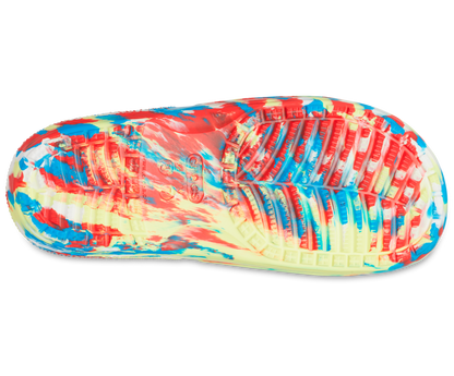 Crocs Unisex Classic Marbled Slide - Sulphur