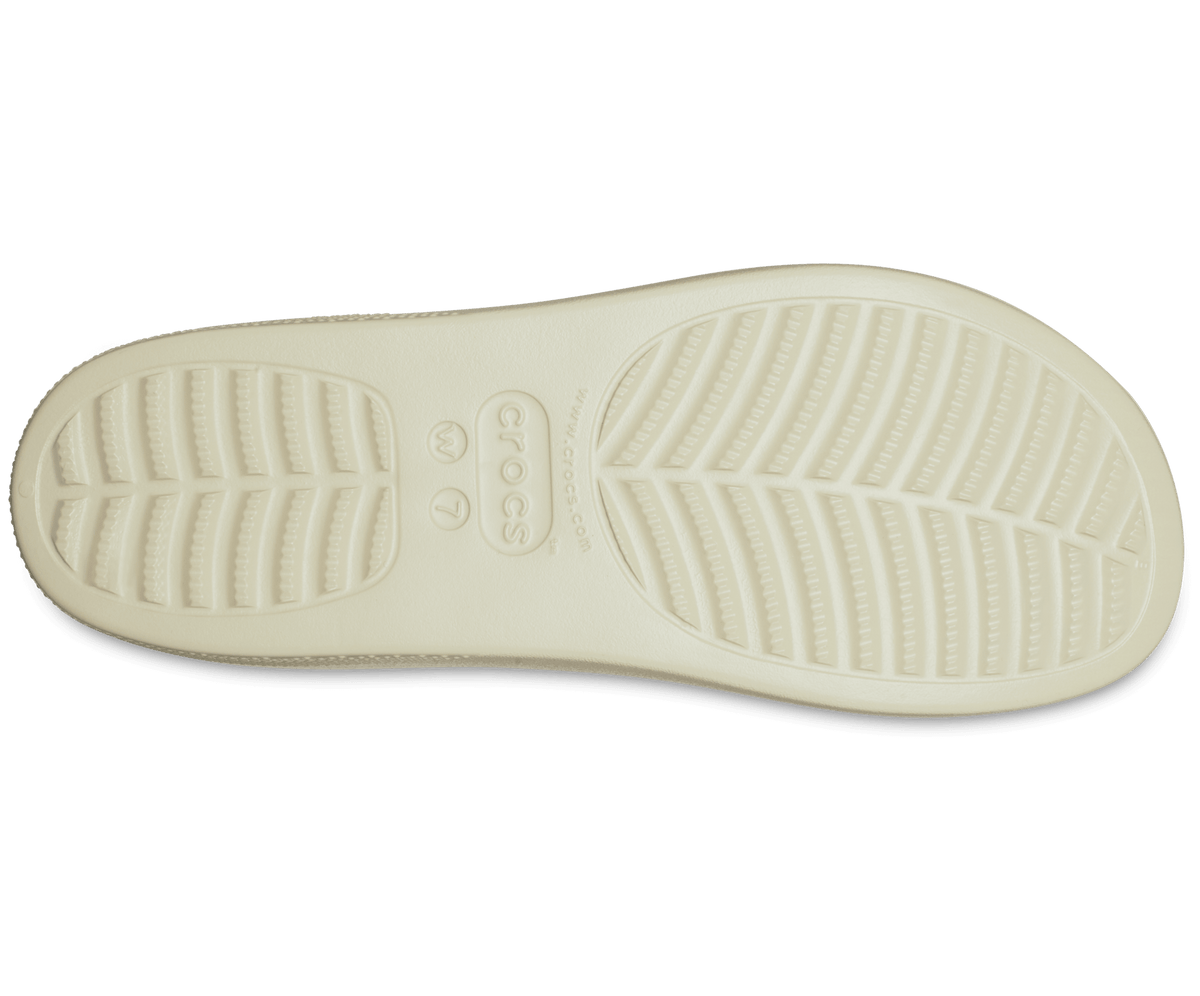 Crocs Unisex Classic Platform Slide - Bone