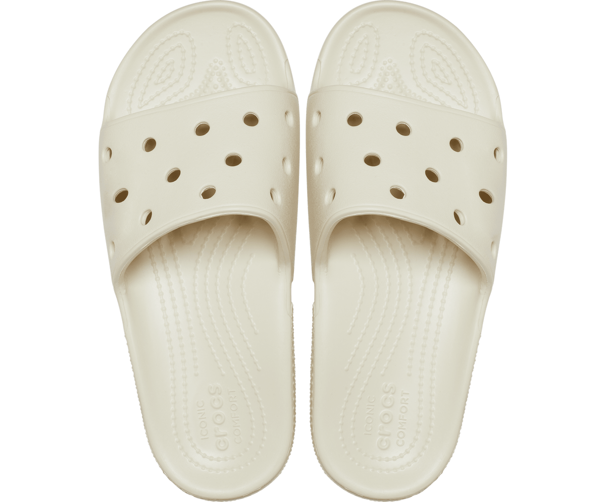 Crocs Unisex Classic Slide - Bone