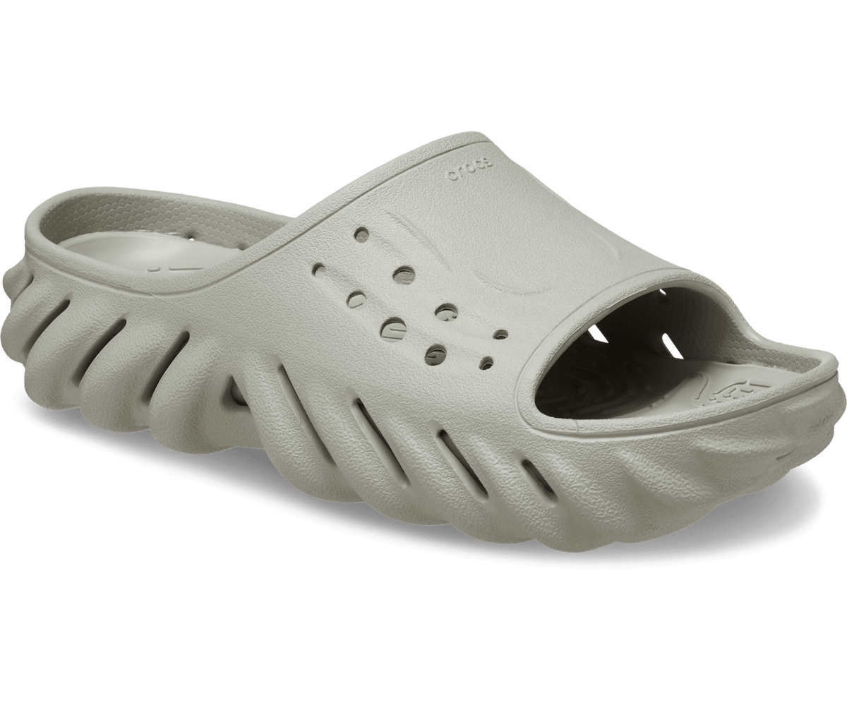 Crocs Unisex Echo Slide - Elephant Grey