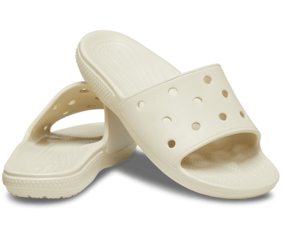 Crocs Unisex Classic Slide - Bone