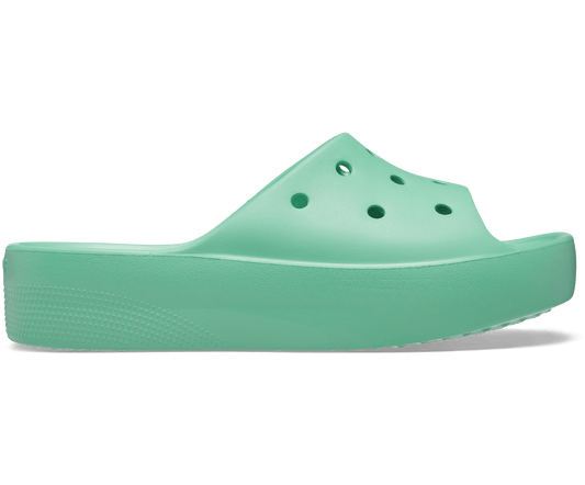 Crocs Unisex Classic Platform Slide - Jade Stone