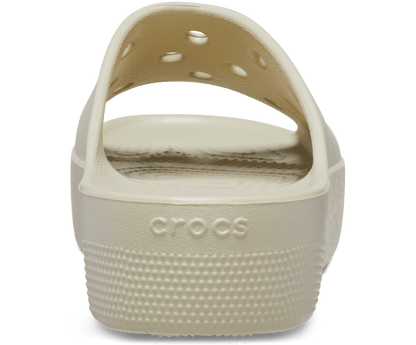 Crocs Unisex Classic Platform Slide - Bone
