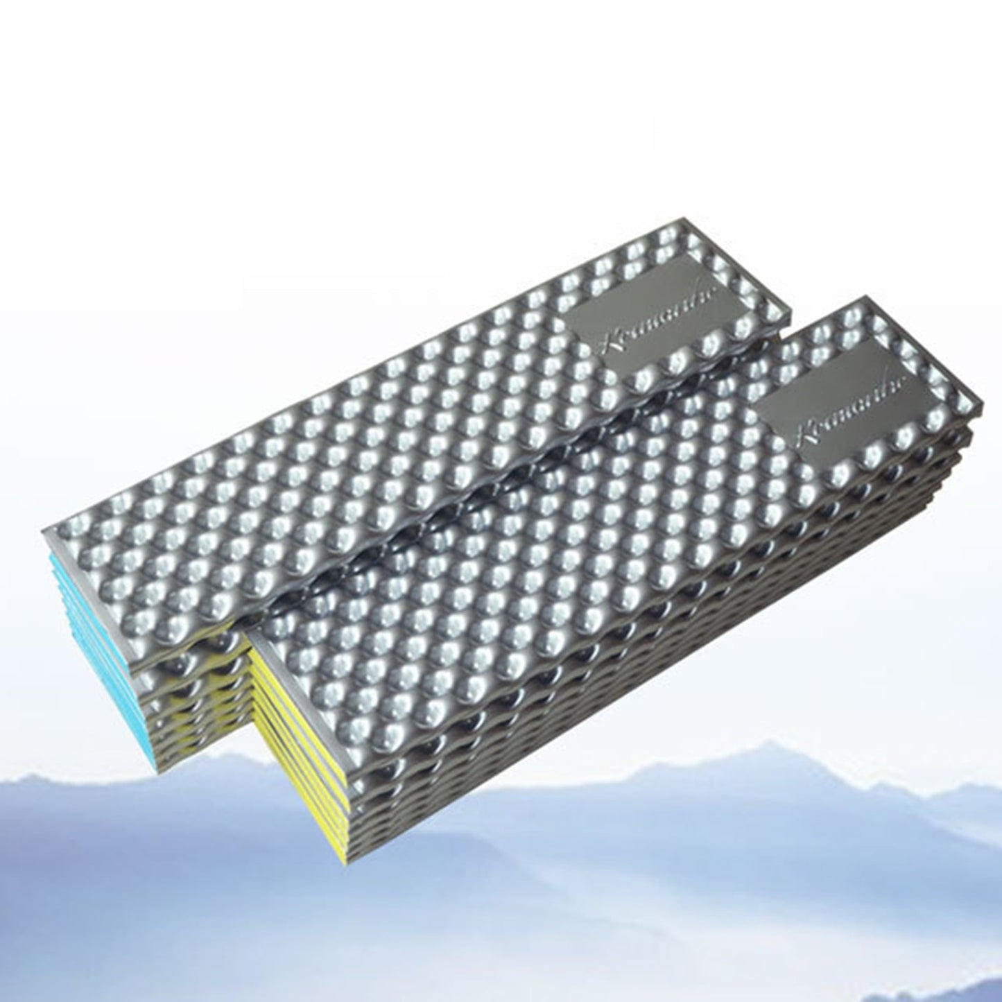 Sijiali Ultralight Sleeping Pad Moisture-Proof Thick Outdoor Foldable Sleeping Bed Camping Beach Mat for Hiking