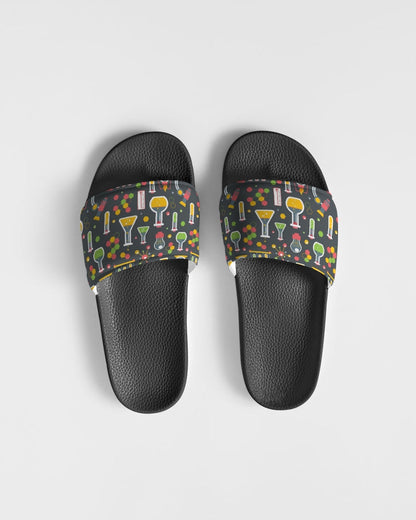 Chemistry Science Men Slides Sandals, Lab Research School Teacher Designer Shoe Boys Flat Wedge Slippers Vegan Flip Flops Slip On Gift