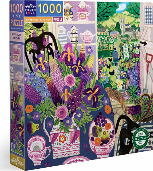 Lavender Kitchen 1,000 Piece Square Puzzle
