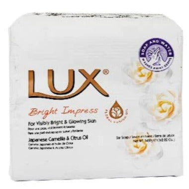 Lux Velvet Bright Impress Soap With Japanese Camelia & Citrus Oil 3x80gr