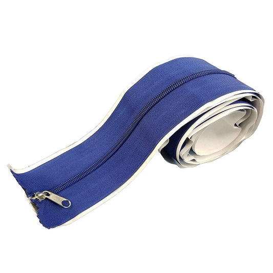 GCKG 2-Pack, 7Ft Heavy Duty Adhesive Zipper Tarp Zip up Zipper Door Peel & Stick Doorway for Dust Barriers Garden Mylar Grow Tent Room