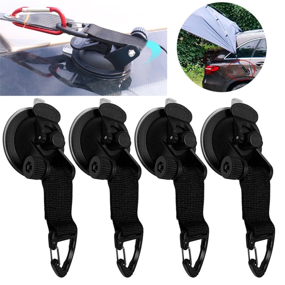 Geweyeeli Mount Tent Sucker Hook Side Awning Anchor Car Suction Cup for Outdoor Travel Camping