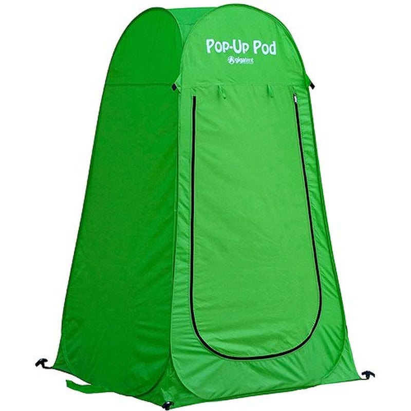 Gigatent 1-Person Pop up Privacy Tent for Camping Changing Room, Portable Shower Station (Camo)