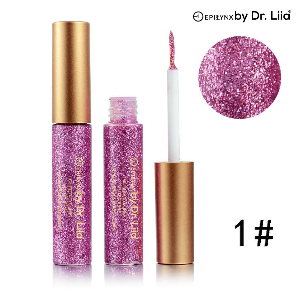 Gluten-Free, Vegan Glitter Purple Eyeliner - For Shimmer & Shine in Your Eyes