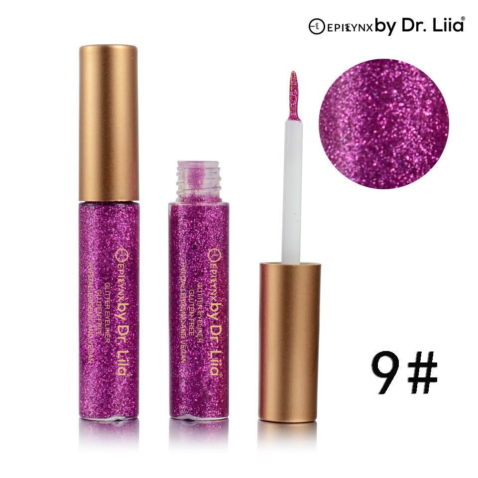 Gluten-Free, Vegan Glitter Purple Eyeliner - For Shimmer & Shine in Your Eyes