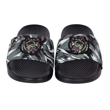 Nerm Tiger Camo Slides (Green Camo)