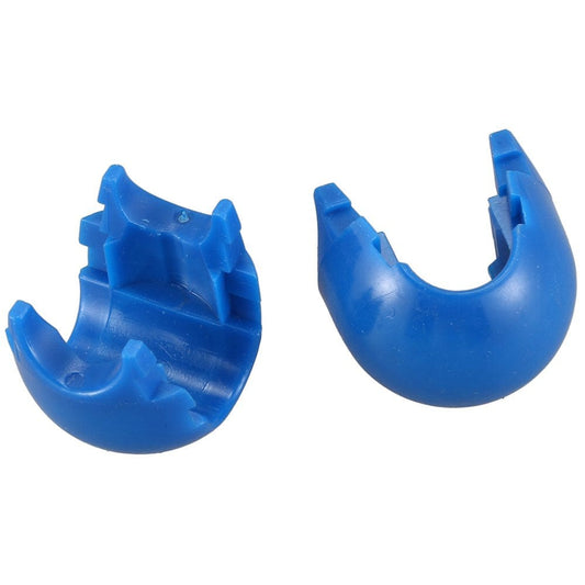 Icdriesnte 10Pcs Climbing Rope Net Plastic Connector Net Buckle Climbing Accessories for Outdoor Amusement Swing Climbing Rope Parts Blue