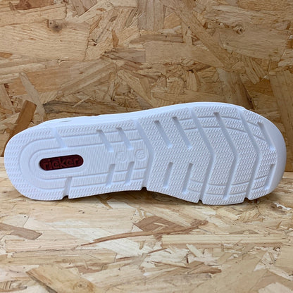 Rieker Womens Fashion Slide - White
