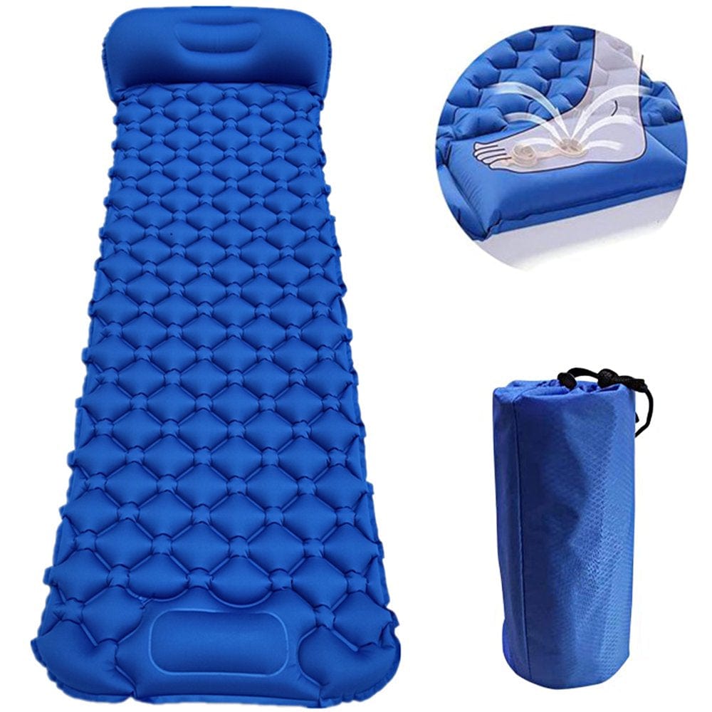 Inflating Camping Pads Ultralight Inflating Sleeping Pad Waterproof Compact Inflatable Roll Mat 79X28X3 Inflatable Camping Mattress Pad for Backpacking Hiking Tent up to 440Lb