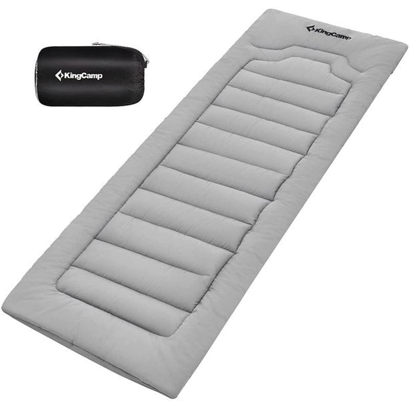 Kingcamp Camping Sleeping Pad for Most Types of Camping Cot Cotton 74.8"L X 25.2"W Grey