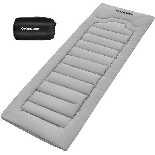Kingcamp Camping Sleeping Pad for Most Types of Camping Cot Cotton 74.8"L X 25.2"W Grey