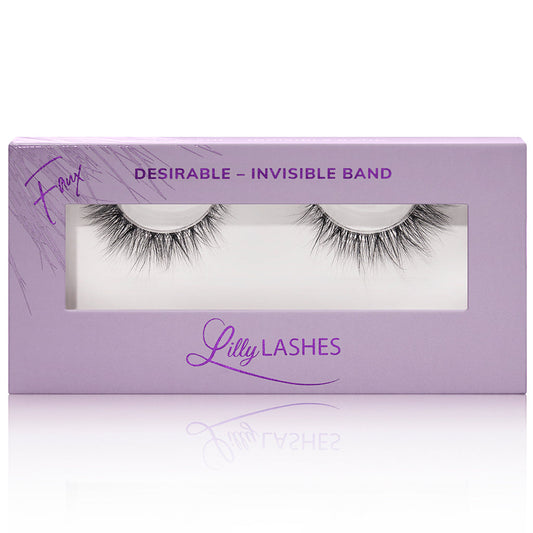 Lilly Lashes Sheer Band 3D Faux Mink Lashes - Desirable