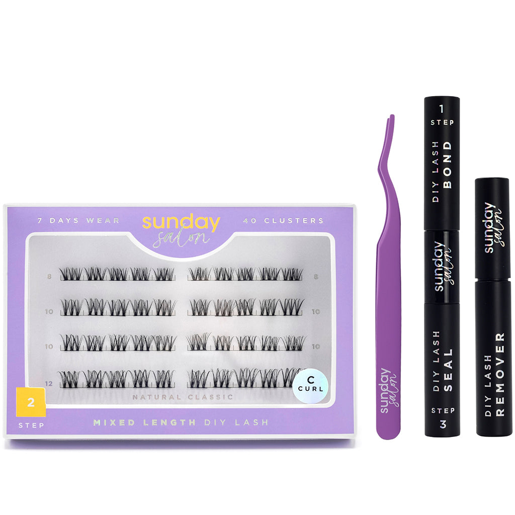 Lola's Lashes Sunday Salon DIY Lash Extensions Starter Kit - Natural Classic