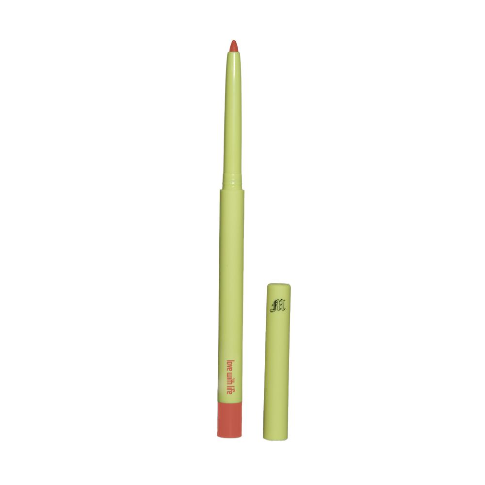 Made By Mitchell  All Lip No Trip Lip Liner Pencil Eyeliner Love With Life (peachy pink)