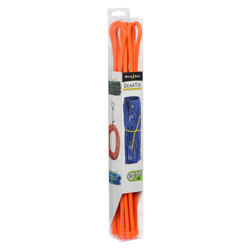 Gear Tie ProPack 32" - Bright Orange 6-pk - GhillieSuitShop