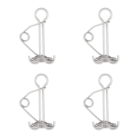 Octopus Deck Anchor Tent Peg Hooks Fishbone Steel Wind Rope Buckles (4Pcs)