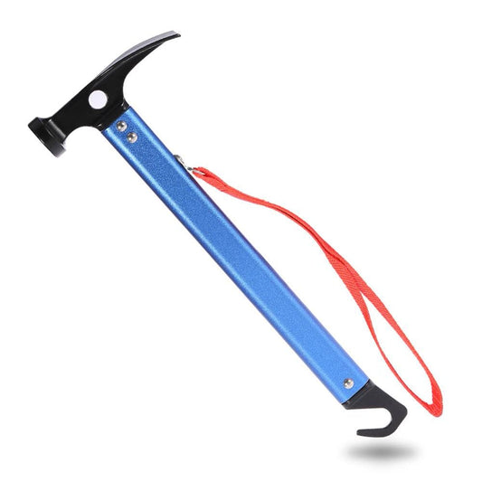 OTVIAP 3 Colors Portable Aluminium Alloy Handle Outdoor Camping Hammer Tent Peg Stake Puller,Peg Puller Extractor, Tent Peg Extractor Puller