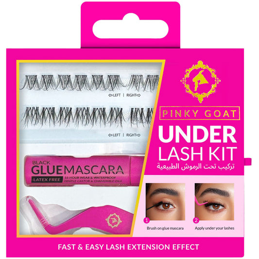 Pinky Goat Lashes - Under Lash Kit