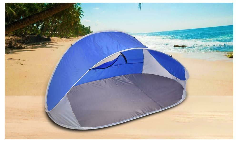 Pop Up Tent Camping Beach Tents 4 Person Portable Hiking Shade Shelter
