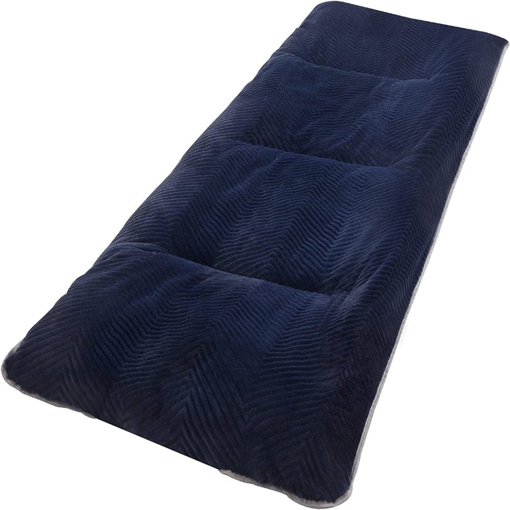 REDCAMP Camping Cot Mattress Pad for Adults, Comfortable Thicker Cotton Sleeping Cot Pad 75X29Inches, Navy Blue